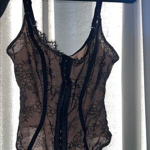 Black Lace Bodysuit